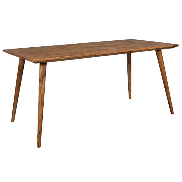Wohnling Esszimmertisch REPA 120 x 60 x 76 cm Sheesham rustikal Massivholz, WL1.965