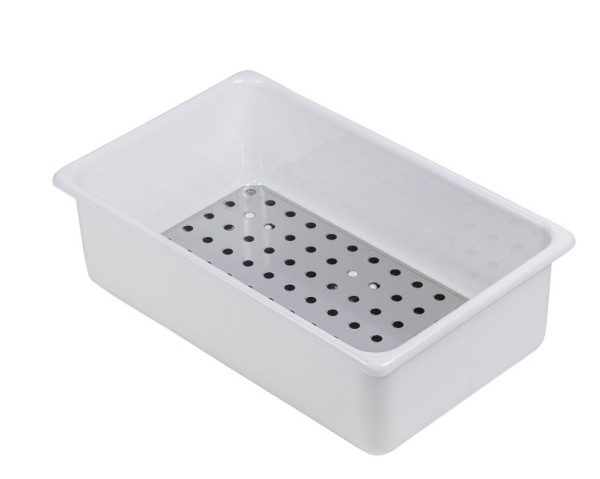 ZANUSSI PVC-Behälter GN 1/1, inkl. Siebboden, 406880705