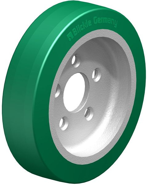 Blickle GSTA 302/5 Rad aus Blickle Softhane®, Grün, 754389