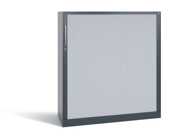 C+P Rollladenschrank Asisto, H1310xB1200xT435mm, Farbe: Anthrazit / Weiß, Bügelgriff, 3 OH, 143031-000 S10136
