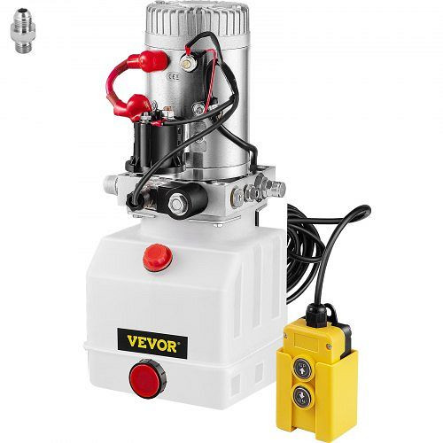 VEVOR 4l Hydraulikaggregat, Hydraulik Pumpe 12 V Volt Lkw Kipper Pumpe Hydraulikpumpe, 4LCZYYBSLDZY00001V0