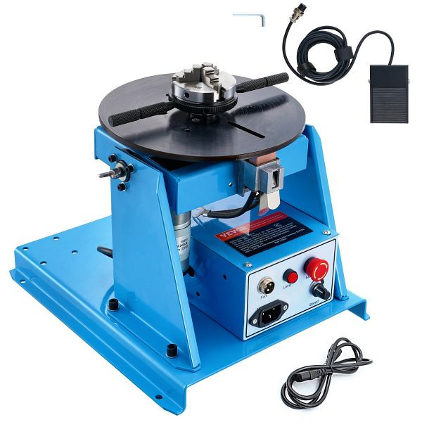 VEVOR Schweißdrehtisch 20 W 1-12 U/min Manipulator 10 kg(Horizontal)/5 kg(vertikal) Drehtisch 0–90° Neigungswinkel K01-63, HJBWJX10KG20A453NV2