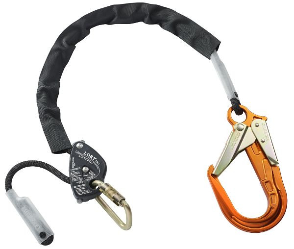 Skylotec Abseilgerät Lory Pro, STEEL D TRI Set Lory PRO, Halteseil mit FS 51 Alu, Länge: 10m, L-0695-10