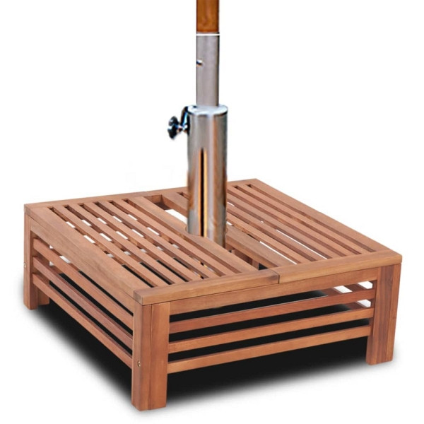 vidaXL Sonnenschirmständer-Verkleidung aus Holz, 41449, 8718475908623