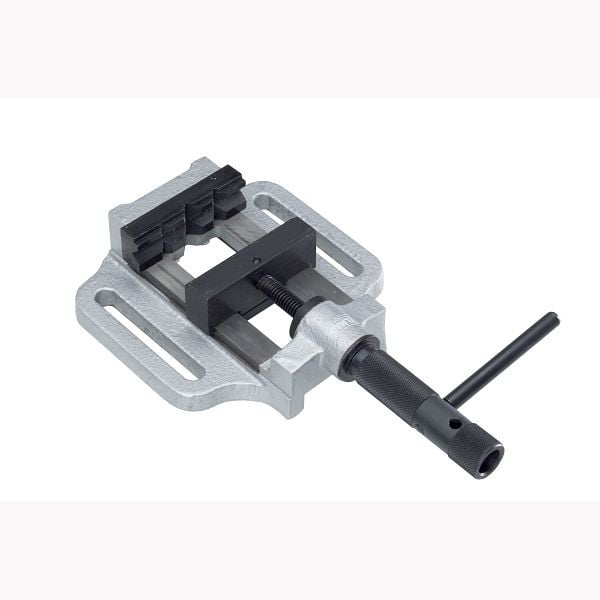 ELMAG PROFI-Maschinenschraubstock 4'/ 100 mm, mit Prismenbacke, Spannweite 100mm, 16082