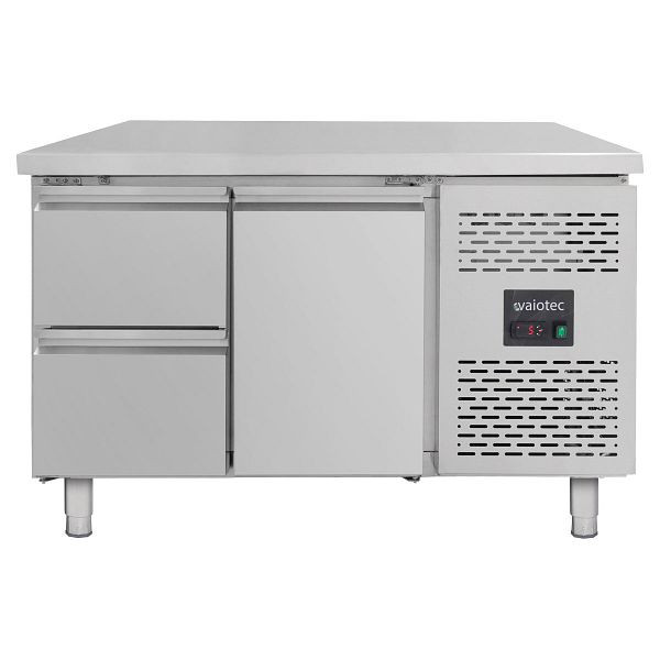 Vaiotec Kühltisch / 1 Tür & 2 Schubladen - Monoblock, 1360 x 700 mm, 12009