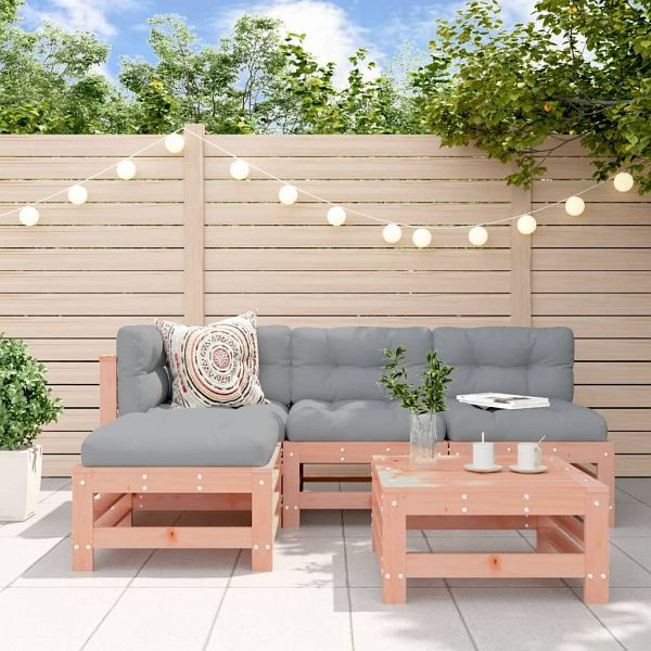 vidaXL 5-tlg. Garten-Lounge-Set Massivholz Douglasie, 3186562