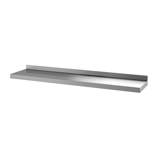 Gastro M Komplettes Regal 1 Ebene 140x40cm - Vollständiges Montageset (Ohne Schrauben), HZ756