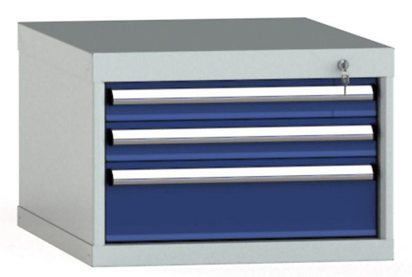 KLW Schubladenschrank 400 x 572 x 750 mm H x B x T, Einbaumaß: 300 mm, Einteilung: 27x36 Einheiten, EA / 100 kg, SEB0400-03EP-001