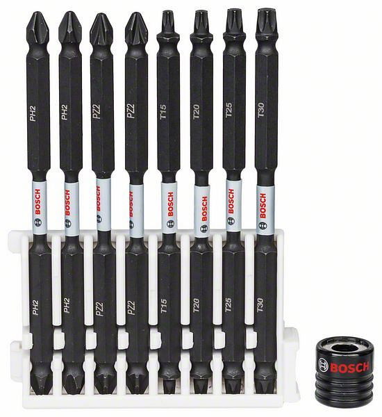 Bosch Doppelklingen Schrauberbit-Set Impact Control, 9-teilig, diverse, 110 mm, VE: 5 Stück, 2608522347