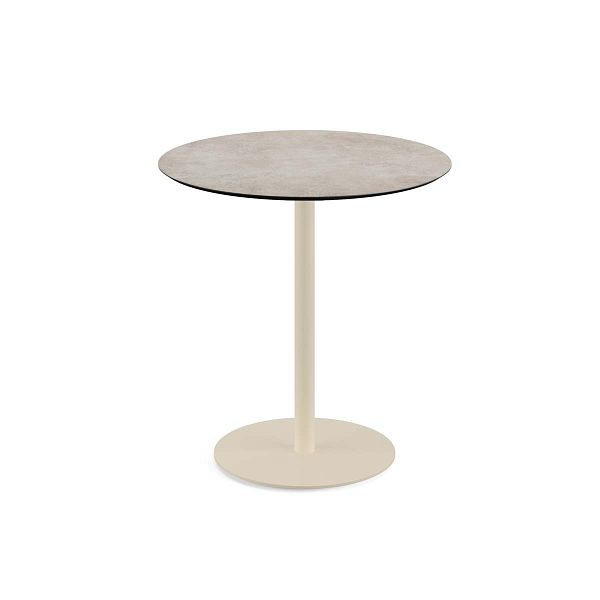 Essentials Urban Terrassentisch Sand gestell + Moonstone HPL Ø70 cm, 130031370