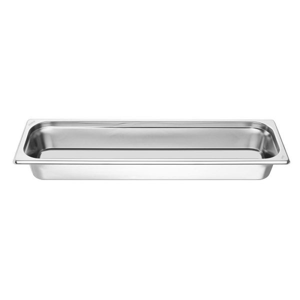 Vogue Edelstahl Gastronorm 2/4 Tray 65mm, hervorragende Haltbarkeit, FU262