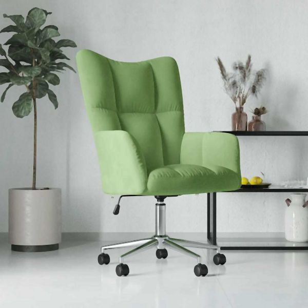 vidaXL Relaxsessel Hellgrün Samt, elegant, schick, 328164