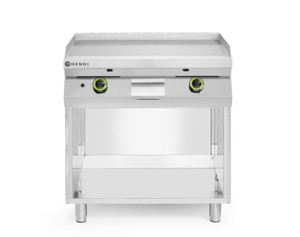 Hendi Gasgrillplatte glatt, mit Unterschrank 10 kW, 220207