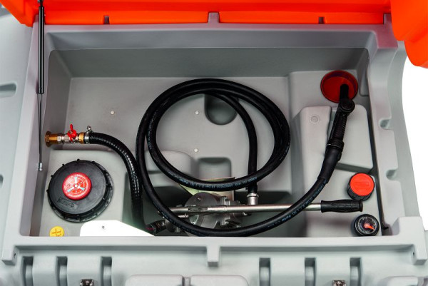 Cemo CUBE-Tank Mobil 980 l mit Handpumpe 60 l/min, 11678