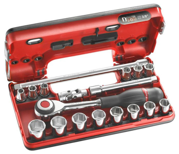 Facom Steckschlüssel-Set 3/8" 6-Kant D-Box, J.360DBOX1