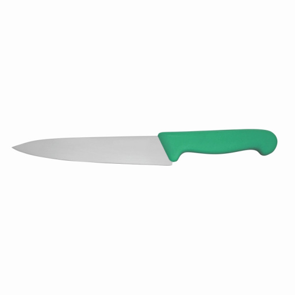 Schneider Kochmesser, schmale Klinge, 18 cm, Griff grün, 260840