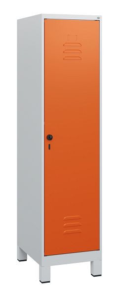 C+P Umkleidespind Classic PLUS, Füße, 1630x400x500mm, 7035/2004, Drehriegel, 0800105-12 S10030