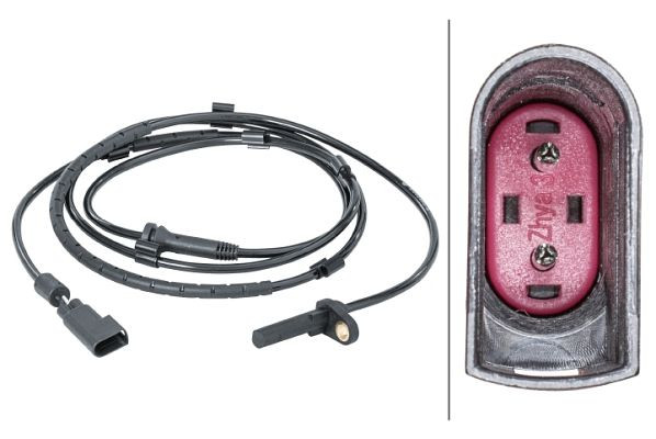 HELLA Sensor, Raddrehzahl, 12V, 2-polig, 6PU 012 679-611