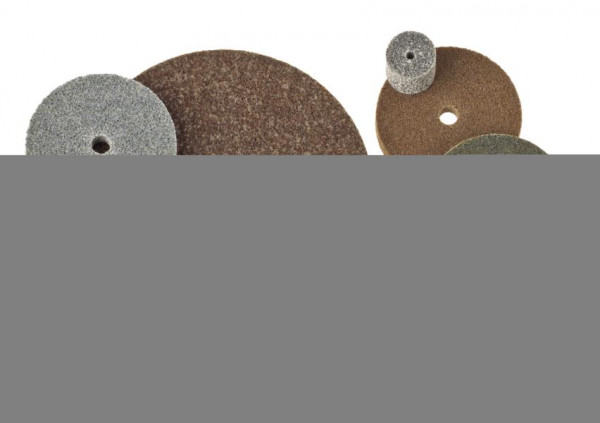 3M Scotch-Brite EXL Verpresste Kompaktscheibe XL-UW, 152 mm x 12,7 mm x 12,7 mm, 2A MED, VE: 4 Scheiben, 7000046028