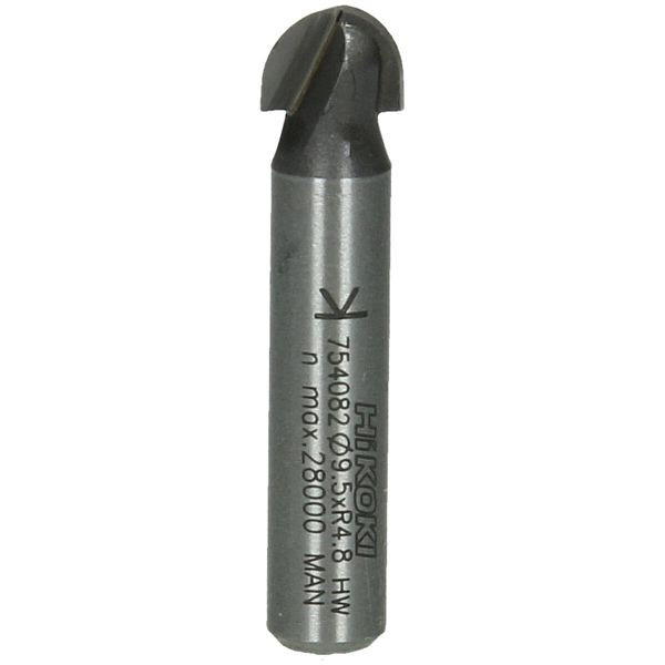 HiKOKI 8 mm U-Profil Fräser 6.3x44x3.2, runde Nuten, 754081