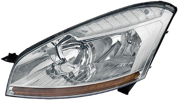 HELLA Halogen-Hauptscheinwerfer, für u.a. Citroën C4 Grand Picasso I (UA_), für Linksverkehr, rechts, 1LF 009 237-041
