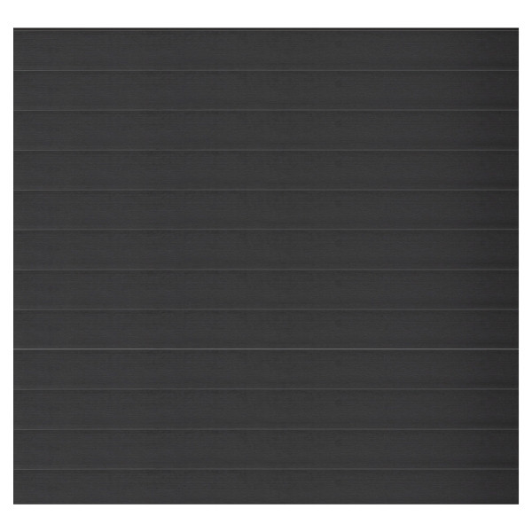 T&J ELSKOP-Serie Zaunset, WPC-Steckzaunsystem, 1790 x 1760 mm, ANTHRAZIT-coextrudiert, 12 Zaunlamellen, 44522