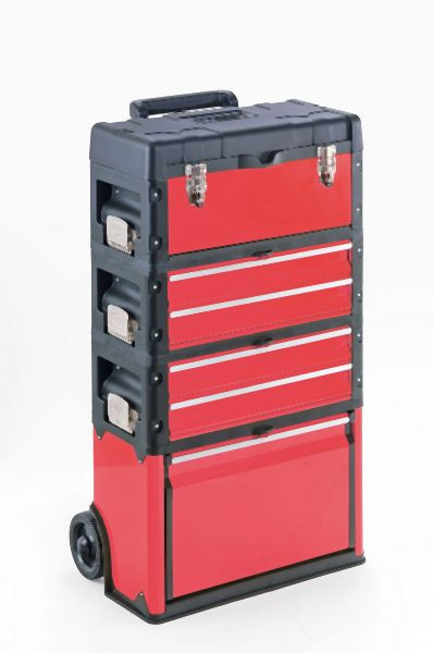 Metra Werkzeugtrolley, 4-fach 1k.2.2.1 rot, 10710, 4250417707108