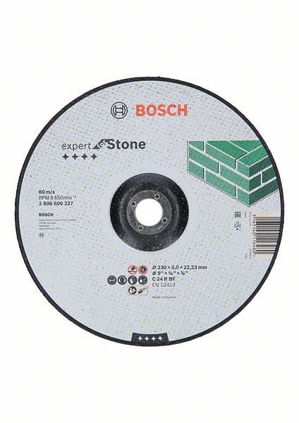 Bosch Trennscheibe gekröpft Expert for Stone C 24 R BF, 180 mm, 3,0 mm, VE: 25 Stück, 2608600317