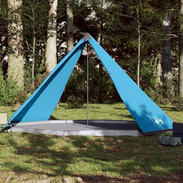 vidaXL Tipi-Familienzelt 8 Personen Blau Wasserdicht, 94583