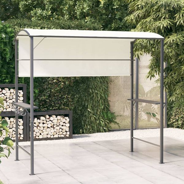 vidaXL Pavillon mit Dach 220x110x200 cm Creme, 318532