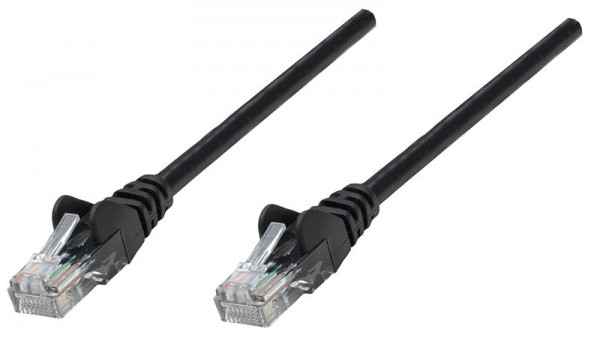 INTELLINET Netzwerkkabel, Cat6, U/UTP, CCA, RJ45-Stecker/RJ45-Stecker, 0,25 m, grau, 739900