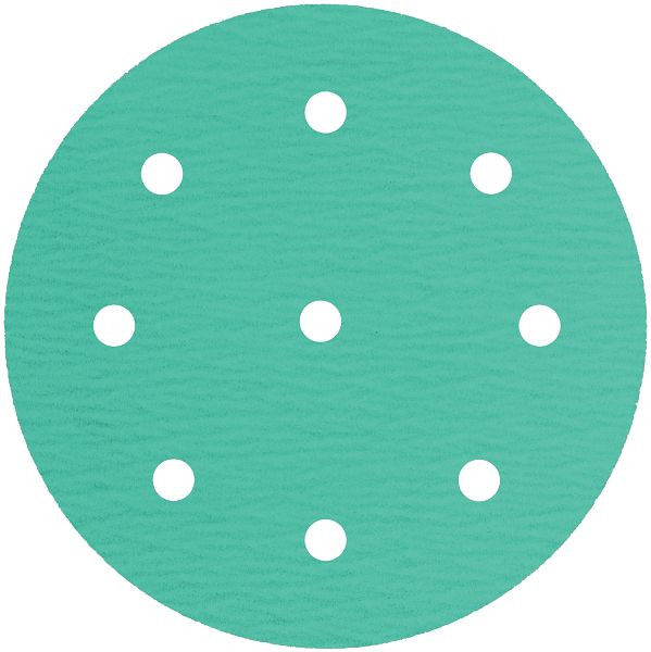 Klingspor PS 77 CK Scheiben kletthaftend wirkstoffbeschichtet, 125 mm Korn 60 Lochform GLS27, mit Papierunterlage, VE: 100 Stück, 353220