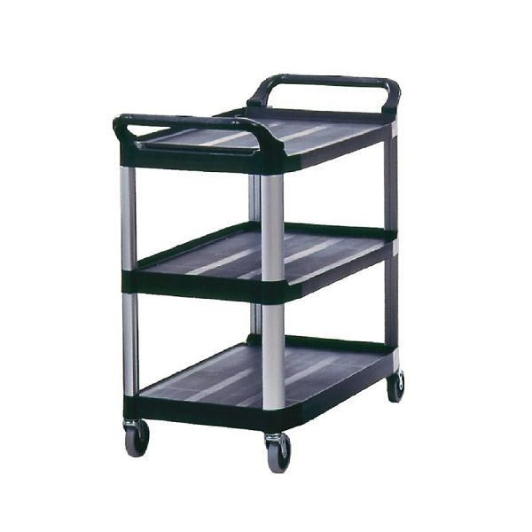 Rubbermaid X-tra Servierwagen schwarz, F693, 0086876214048