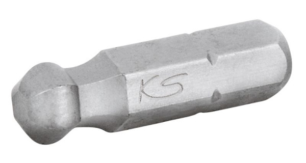 KS Tools 1/4" Bit Innensechskant, 25mm, Kugelkopf, 9/64", 911.4652