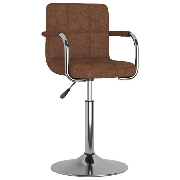 vidaXL Esszimmerstuhl Braun Stoff, Füllung: Schaumstoff, 3087879