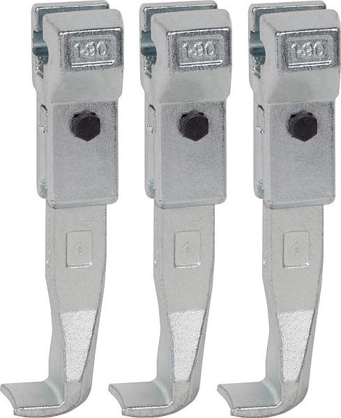 KUKKO 3 Abzughaken (Satz), Hakenlänge: 100 mm, Länge in mm: 145, 1-90-S