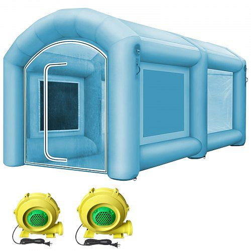 VEVOR Aufblasbare Sprühkabine Zelt 4x2,5x2,2m, ZP4X2.5X2.2MPQ001V2