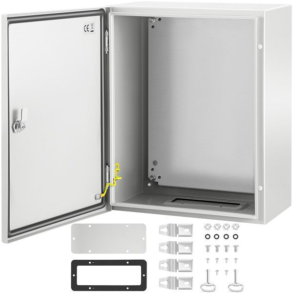 VEVOR Schaltschrank NEMA-Industriegehäuse, 50 x 40 x 25 cm IP66 wasser- und staubdicht, elektrischer Anschlusskasten, DQXJSTCFS50X40X25V0