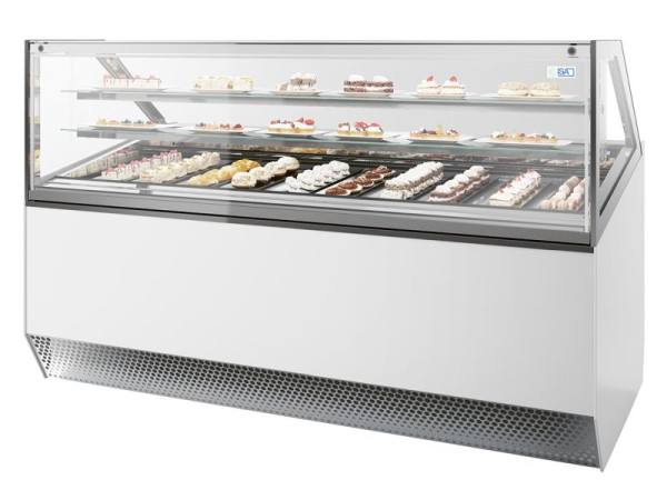 ISA Kuchenvitrine MILLENNIUM 2.0 GE PASTRY 220 H117, steckerfertig, Umluftkühlung, 453MIL21172205
