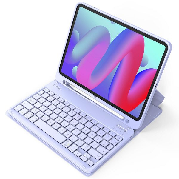 inateck Tastatur Hülle für iPad 11" (A16 2025), iPad 10; iPad Air 11" M4/M3/M2 (2026/2025/2024), iPad Air 5/4, iPad Pro 11" 4/3/2/1, lila, KB04002_purple