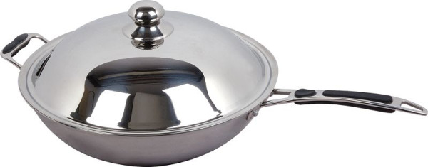KBS Induktions-Wokpfanne Ø360 mm mit Halte- und Soft-Grip Griff, 10911022