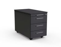 Produktbild von Kerkmann Rollcontainer mit Zentralschloss, 1 Schublade, Artline, B 420 x T 800 x H 540 mm, anthrazit, 12746713 Kerkmann Rollcontainer mit Zentralschloss, 1 Schublade, Artline, B 420 x T 800 x H 540 mm, anthrazit, 12746713