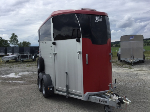 Ifor Williams Pferdeanhänger HBX 506 Frontausstieg in Rot, Maße: 1670 x 3260 x 2290 mm, SW042284