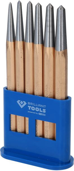 Brilliant Tools Körner-Satz, 6-teilig, BT085080