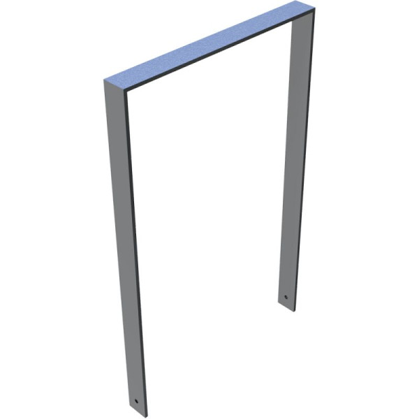 Stein HGS Anlehnbügel/Absperrbügel -Apelland-, 750mm /beschichtet DB 703, Bügel: 80 x 12 mm, 452.075b