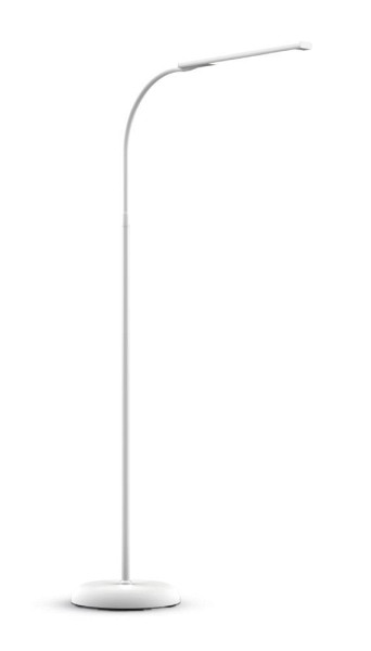 Deskin Stehleuchte Pirro, dimmbar, Weiß, 210 x 1263 mm, 348390