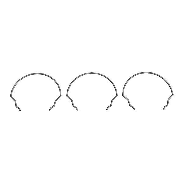 Haupa Set 3 Führungsbügel "cable go", 143444, 4011923587147