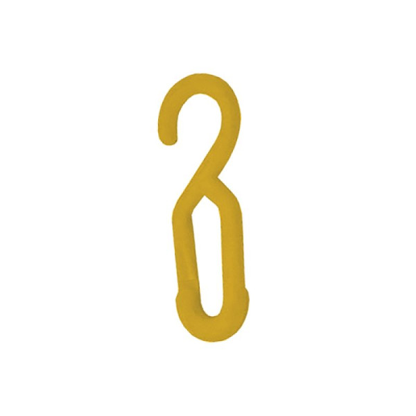 Stein HGS Hakenglied aus Kunststoff, Stärke: Ø 6mm, gelb, 430.08-g