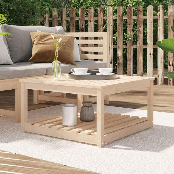 vidaXL Gartentisch 82,5x82,5x45 cm Massivholz Kiefer, 824141